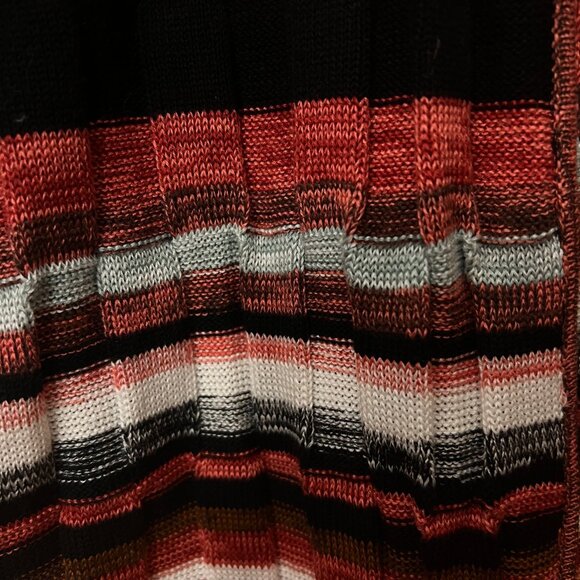 Peruvian Connection Via Ragatta Striped cardigan XL Open Front Duster - Picture 3 of 7